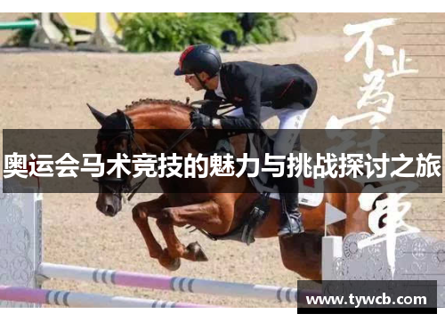 奥运会马术竞技的魅力与挑战探讨之旅